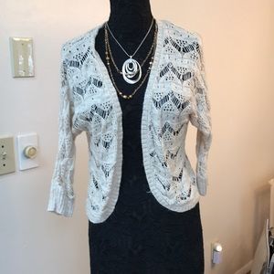 ☘️2 for $10 Sale🍀 Shrug 3/4 sleeve knit clean Arizona L